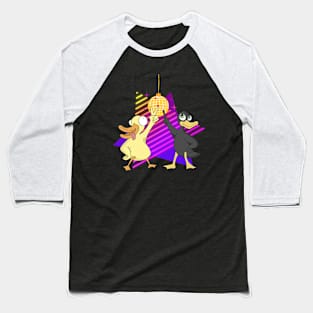 Disco Ducks Baseball T-Shirt